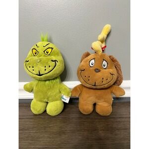 Aurora Dr. Seuss The Grinch & Max Dog Plush‎ Set
